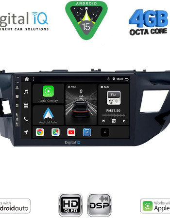 DIGITAL IQ BXF 16714MD_CPAA (10inc) MULTIMEDIA TABLET for TOYOTA COROLLA mod. 2013-2016