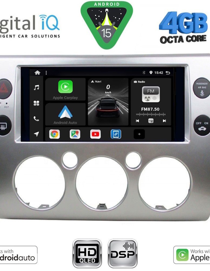 DIGITAL IQ BXF 16717_CPAA (9inc) MULTIMEDIA TABLET for TOYOTA FJ CRUISER mod. 2007-2013