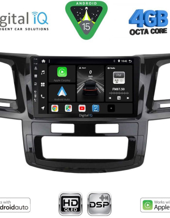 DIGITAL IQ BXF 16720_CPAA (9inc) MULTIMEDIA TABLET for TOYOTA HILUX mod. 2005-2016