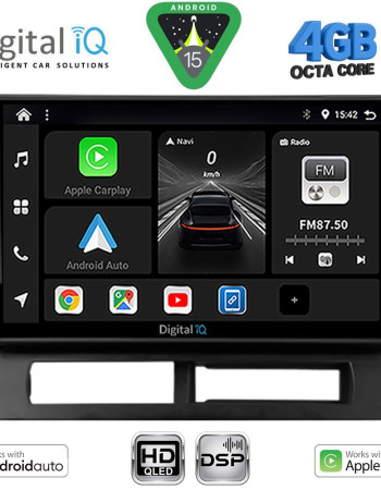 DIGITAL IQ BXF 16728DASH_CPAA (9inc) MULTIMEDIA TABLET for TOYOTA PRIUS mod. 2003-2009 (Supports Original Clima-HYBRID)