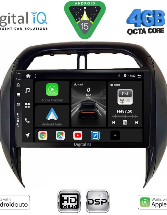 DIGITAL IQ BXF 16730_CPAA CLIMA (9inc) MULTIMEDIA TABLET for TOYOTA RAV 4 mod. 2000-2006