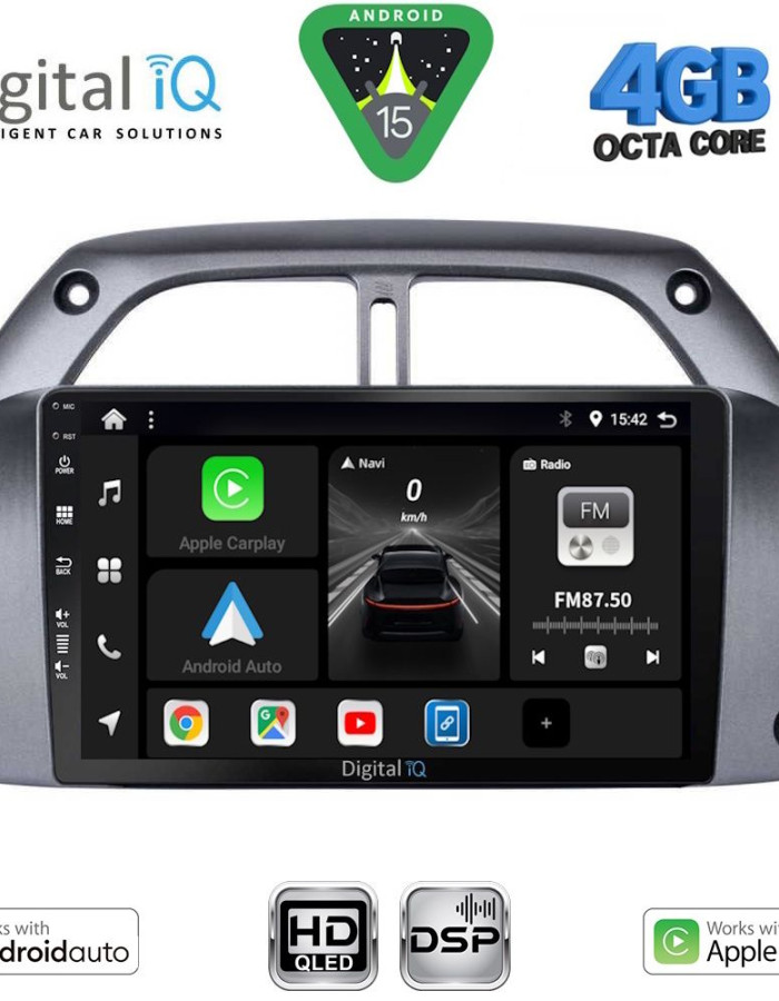 DIGITAL IQ BXF 16730_CPAA A/C (9inc) MULTIMEDIA TABLET for TOYOTA RAV 4 mod. 2000-2006