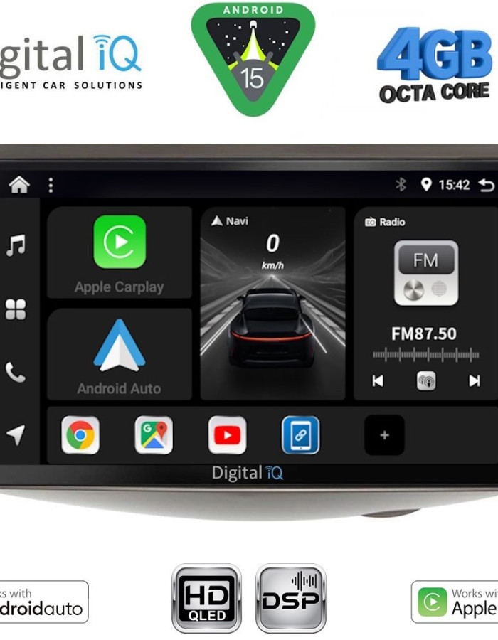 DIGITAL IQ BXF 16735_CPAA (9inc) MULTIMEDIA TABLET for TOYOTA YARIS mod. 1999-2006