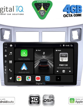 DIGITAL IQ BXF 16736SL_CPAA (9inc) MULTIMEDIA TABLET for TOYOTA YARIS mod. 2006-2011 (SILVER)
