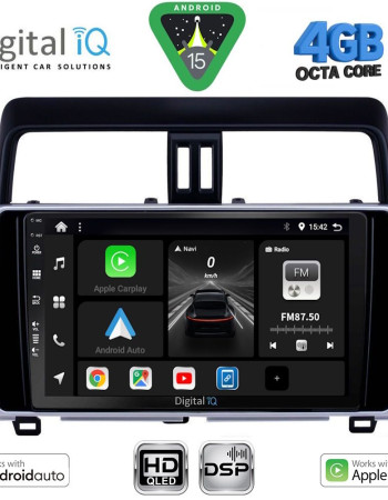 DIGITAL IQ BXF 16739_CPAA (10inc) MULTIMEDIA TABLET for TOYOTA LAND CRUISER mod. 2019-2023