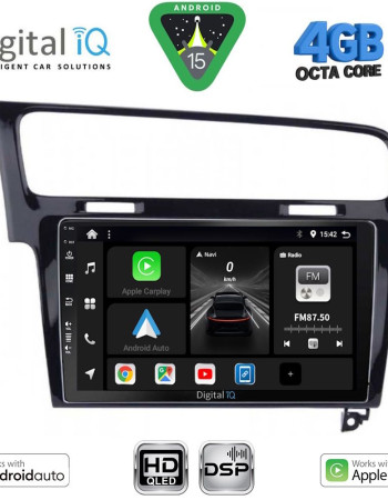 DIGITAL IQ BXF 16747BL_CPAA (10inc) MULTIMEDIA TABLET for VW GOLF 7 mod. 2013-2020