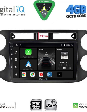 DIGITAL IQ BXF 16760BL_CPAA (9inc) MULTIMEDIA TABLET for VW TIGUAN mod. 2011-2016 (BLACK)