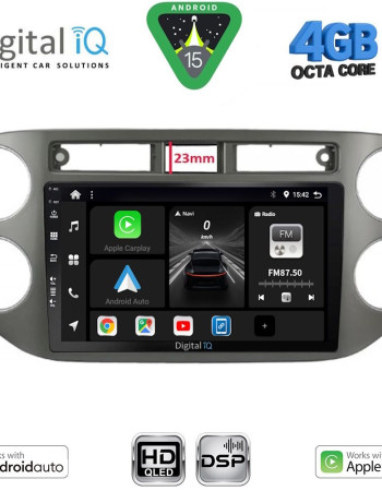 DIGITAL IQ BXF 16760GR_CPAA (9inc) MULTIMEDIA TABLET for VW TIGUAN mod. 2011-2016 (GREY)