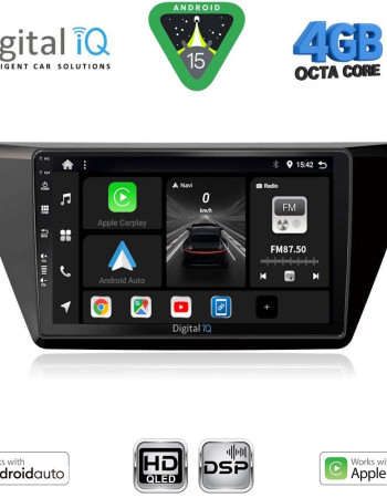 DIGITAL IQ BXF 16769_CPAA (10inc) MULTIMEDIA TABLET for VW TOURAN mod. 2016-2026