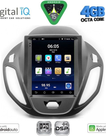DIGITAL IQ BXF 6880_CPAA TESLA STYLE for FORD TOURNEO COURIER mod. 2014-2024
