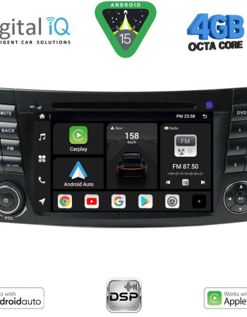 DIGITAL IQ BXF 690_CPAA (7'' DVD) MULTIMEDIA SYSTEM for MERCEDES E (W211) – CLS (W219) mod. 2003-2009