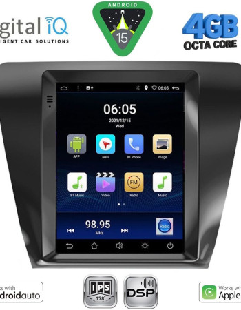 DIGITAL IQ BXF 6917_CPAA TESLA STYLE for SKODA OCTAVIA 7 mod. 2013-2020