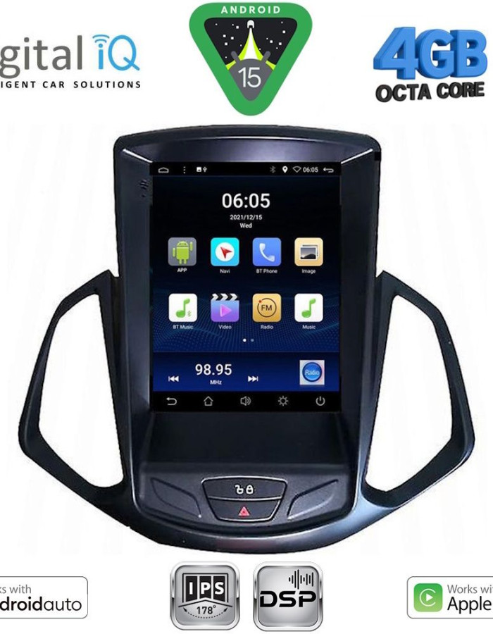 DIGITAL IQ BXF 6966_CPAA TESLA STYLE for FORD ECOSPORT mod. 2012-2018