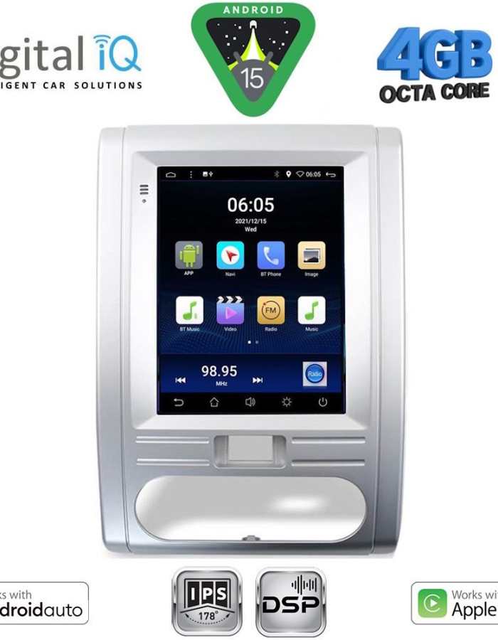 DIGITAL IQ BXF 6967_CPAA TESLA STYLE for NISSAN XTRAIL mod. 2007-2014
