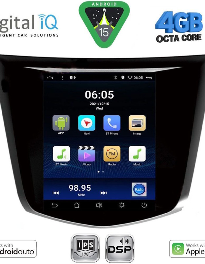 DIGITAL IQ BXF 6968_CPAA TESLA STYLE  for NISSAN QASHQAI - XTRAIL mod. 2014-2021