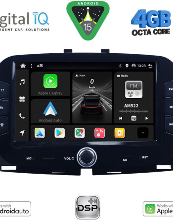DIGITAL IQ BXF 698_CPAA (7" DVD) MULTIMEDIA SYSTEM for FIAT 500 mod. 2016-2025