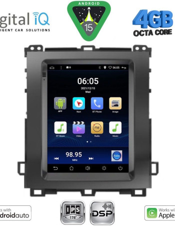 DIGITAL IQ BXF 6982_CPAA TESLA STYLE for TOYOTA LANDCRUISER mod. 2003-2009