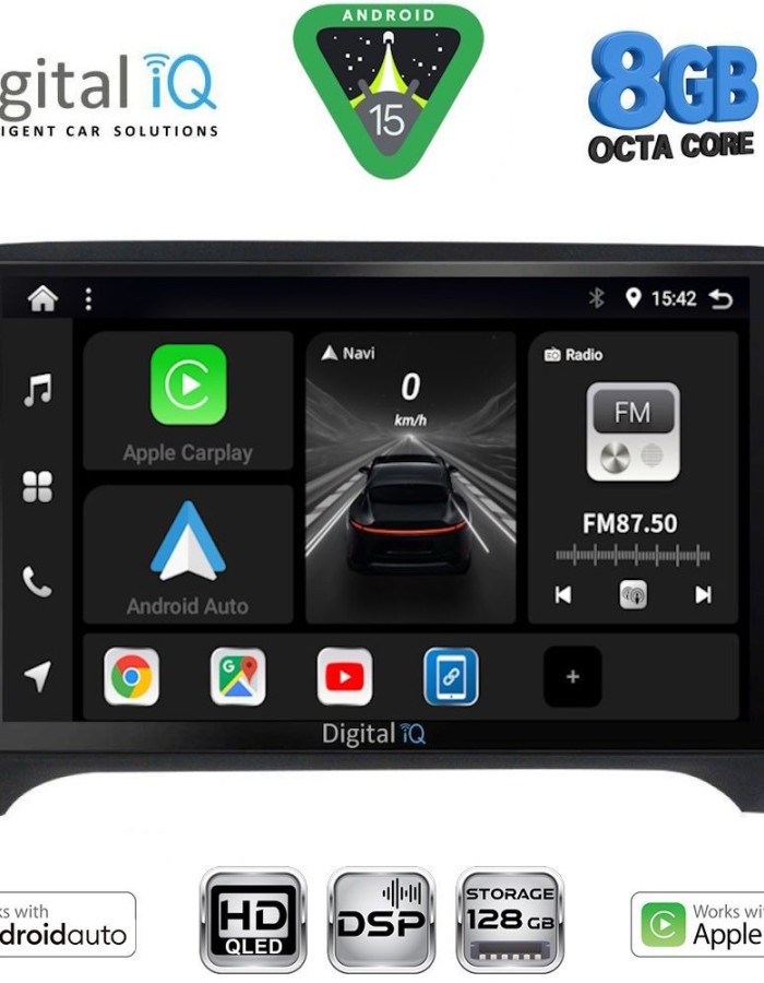 DIGITAL IQ BXF 7009_CPAA (9inc) MULTIMEDIA TABLET for AUDI TT mod. 2007-2015
