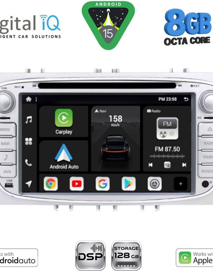 DIGITAL IQ BXF 703S_CPAA (7" DVD) MULTIMEDIA SYSTEM for FORD mod. 2007-2011