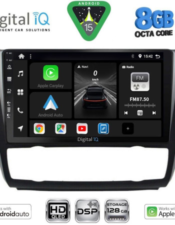 DIGITAL IQ BXF 7040_CPAA CLIMA (9inc) MULTIMEDIA TABLET for BMW S.1 (E81-82-87-88) mod. 2004-2013