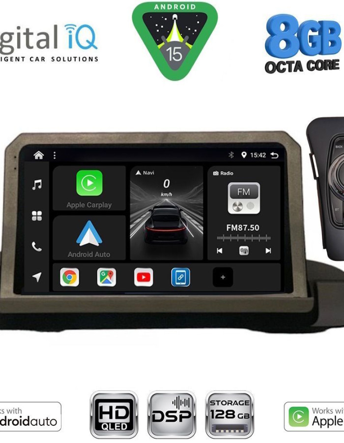 DIGITAL IQ BXF 7044_CPAA (9inc) MULTIMEDIA TABLET for BMW S.3 (E90-91-92) mod. 2005-2012