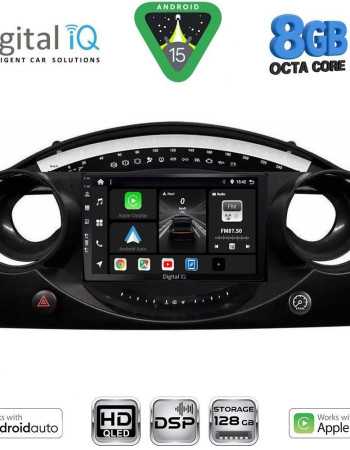 DIGITAL IQ BXF 7063_CPAA (9inc) MULTIMEDIA TABLET for MINI COOPER (R50-R52-R53) mod. 2000-2006