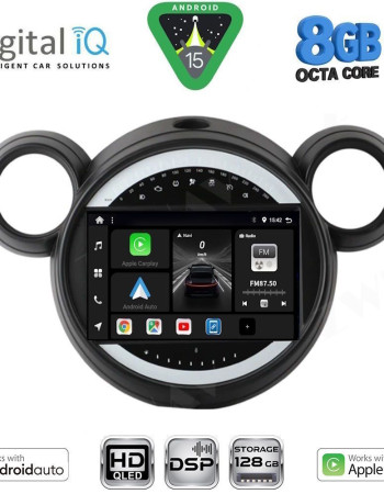 DIGITAL IQ BXF 7065_CPAA (9inc) MULTIMEDIA TABLET for MINI COUNTRYMAN (R60) mod. 2010-2016 - PACEMAN (R61) mod. 2013-2016