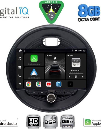 DIGITAL IQ BXF 7066_CPAA (9inc) MULTIMEDIA TABLET for MINI COOPER (F55-56-F57) mod. 2015-2024 - CLUBMAN (F54) mod. 2015-2024 - ROADSTER (F59) mod. 2014-2024 - COUNTRYMAN (F60) mod. 2016-2024