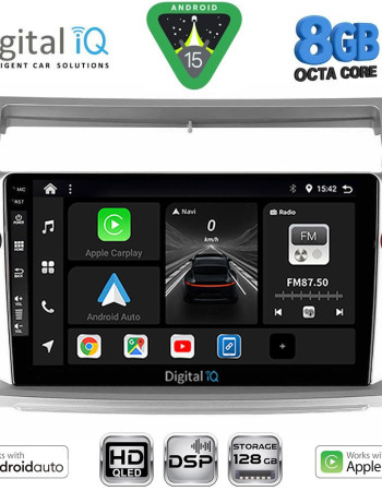 DIGITAL IQ BXF 7084SL_CPAA (9inc) MULTIMEDIA TABLET for CITROEN C4  mod. 2004-2011 (SILVER)