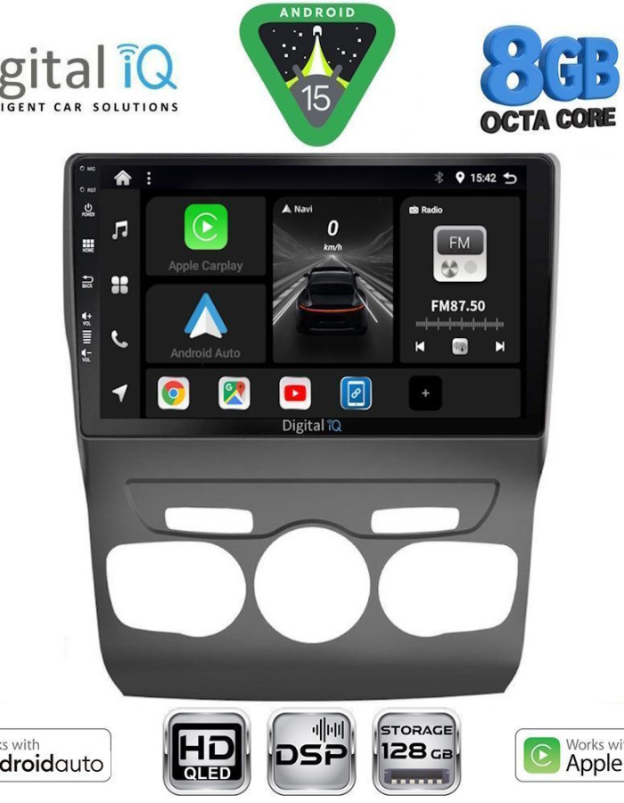 DIGITAL IQ BXF 7085_CPAA (10inc) MULTIMEDIA TABLET for CITROEN C4 -DS4 mod. 2011-2018