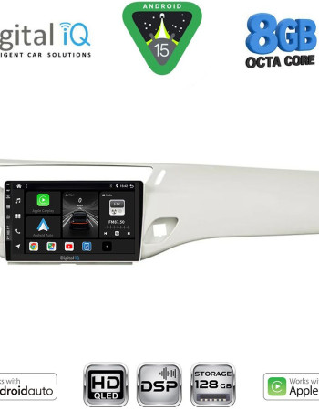 DIGITAL IQ BXF 7092WH_CPAA (9inc) MULTIMEDIA TABLET for CITROEN C3 - DS3 mod. 2009-2016 (WHITE)