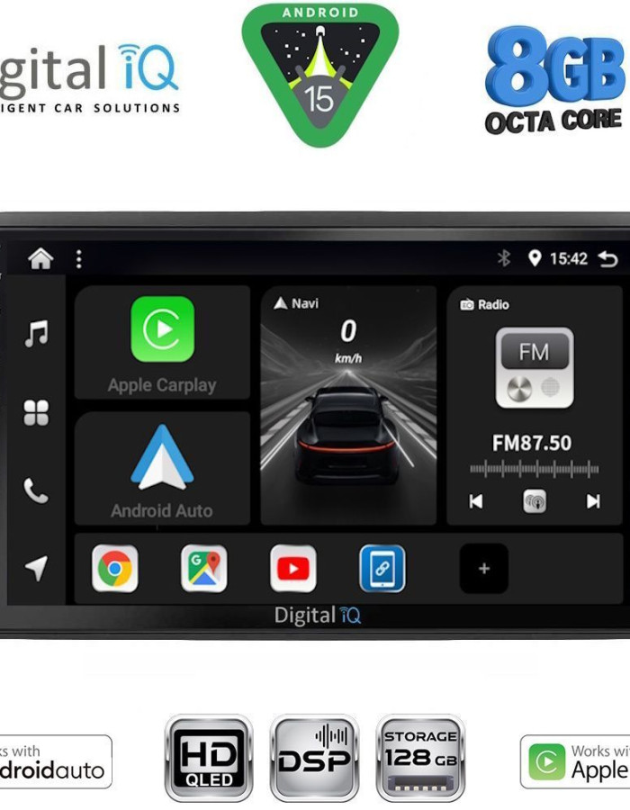 DIGITAL IQ BXF 7104_CPAA (10inc) MULTIMEDIA TABLET for DACIA DUSTER mod. 2019-2026