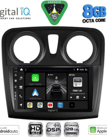 DIGITAL IQ BXF 7108_CPAA (9inc) MULTIMEDIA TABLET for DACIA LOGAN – SANDERO mod. 2012-2019