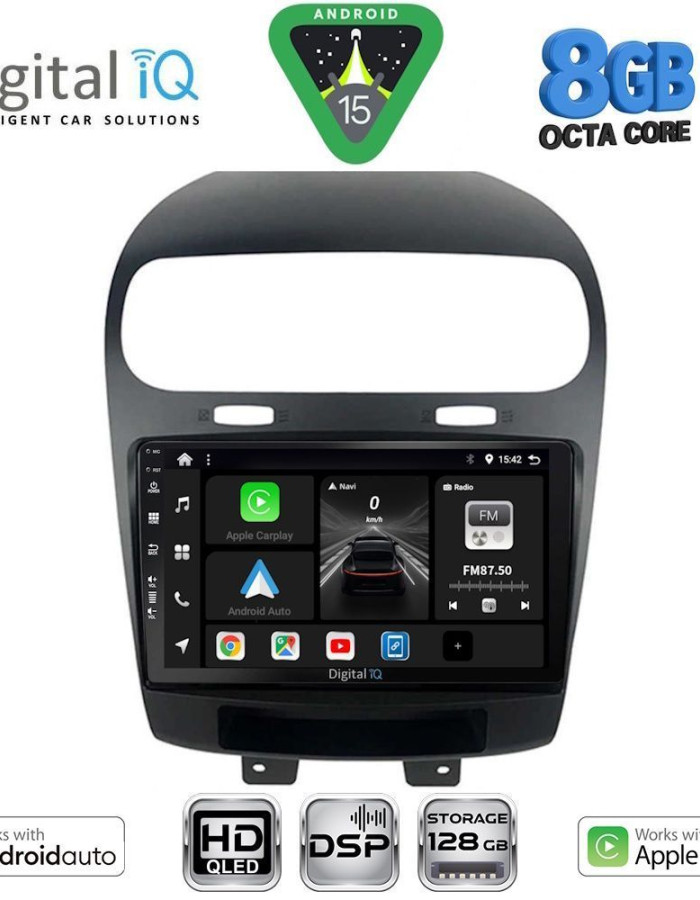 DIGITAL IQ BXF 7144_CPAA (9inc) MULTIMEDIA TABLET for FIAT FREEMONT mod. 2008-2020