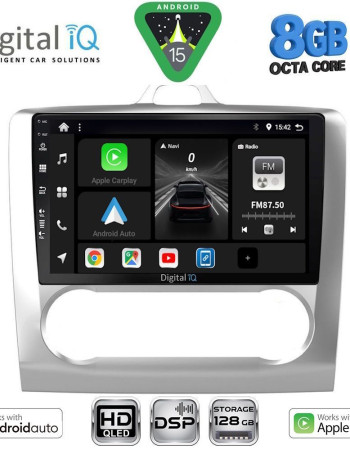 DIGITAL IQ BXF 7156SL_CPAA CLIMA (9inc) MULTIMEDIA TABLET for FORD FOCUS mod. 2005-2012 (SILVER)