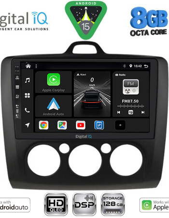 DIGITAL IQ BXF 7156BL_CPAA A/C (9inc) MULTIMEDIA TABLET for FORD FOCUS mod. 2005-2012 (BLACK)