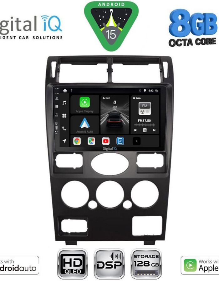 DIGITAL IQ BXF 7161B_CPAA (9inc) MULTIMEDIA TABLET for FORD MONDEO mod. 2003-2006