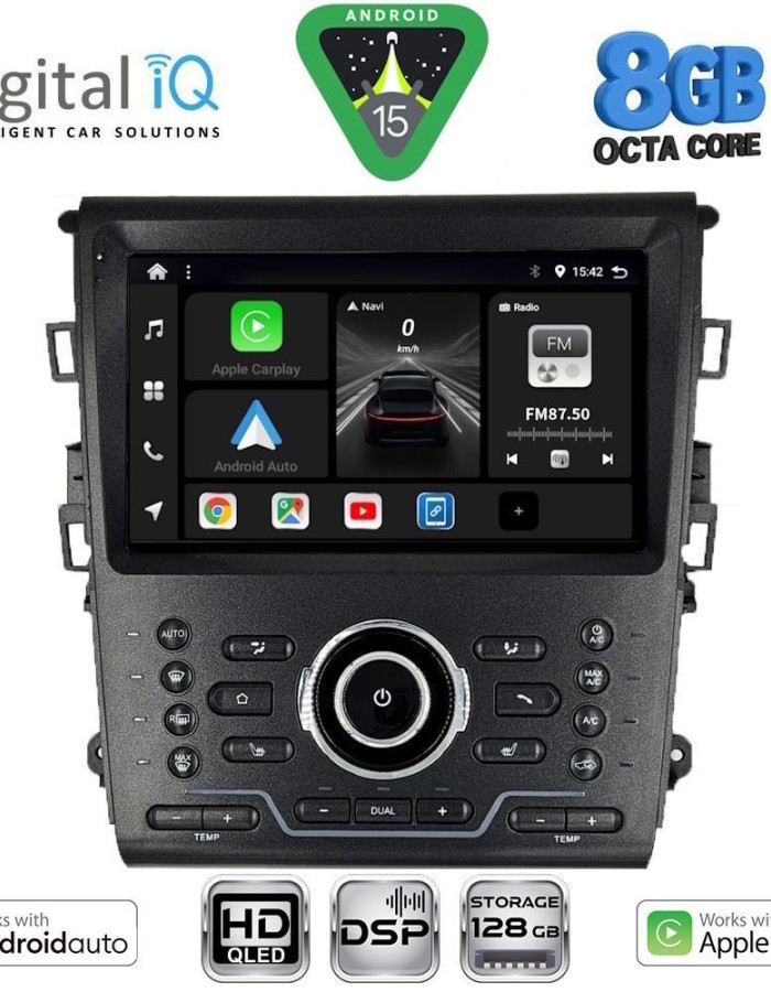 DIGITAL IQ BXF 7164_CPAA CLIMA (9inc) MULTIMEDIA TABLET for FORD MONDEO mod. 2014-2023