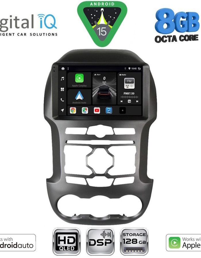 DIGITAL IQ BXF 7171S_CPAA (9inc) MULTIMEDIA TABLET for FORD RANGER mod. 2011-2015