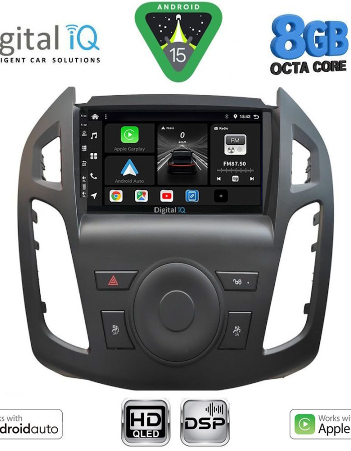 DIGITAL IQ BXF 7176_CPAA (9inc) MULTIMEDIA TABLET for FORD TRANSIT CONNECT mod. 2013-2018