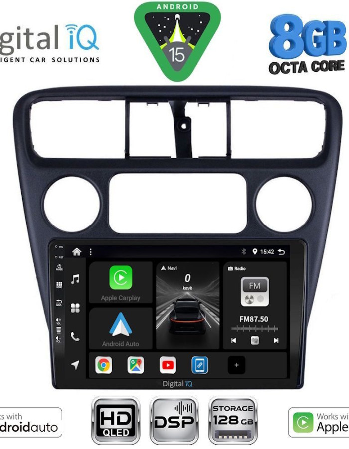 DIGITAL IQ BXF 7181_CPAA (9inc) MULTIMEDIA TABLET for HONDA ACCORD COUPE mod. 1998-2004
