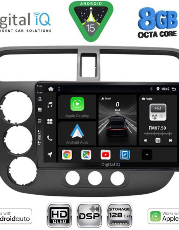 DIGITAL IQ BXF 7187_CPAA (9inc) MULTIMEDIA TABLET for HONDA CIVIC 4D mod. 2001-2006