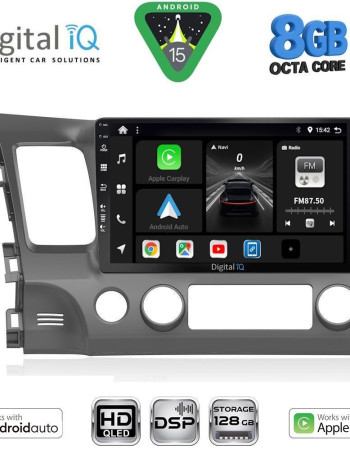DIGITAL IQ BXF 7188_CPAA (10inc) MULTIMEDIA TABLET for HONDA CIVIC 4D mod. 2006-2012