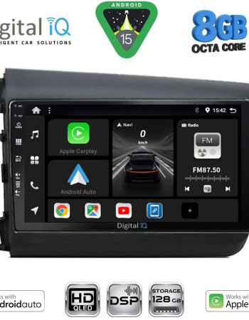 DIGITAL IQ BXF 71904D_CPAA (9inc) MULTIMEDIA TABLET for HONDA CIVIC 4Doors mod. 2012-2016