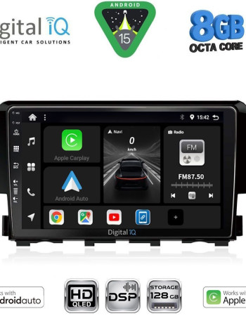DIGITAL IQ BXF 7191_CPAA (9inc) MULTIMEDIA TABLET for HONDA CIVIC mod. 2016-2021