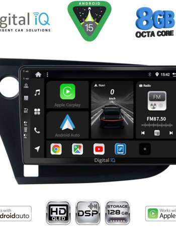 DIGITAL IQ BXF 7205_CPAA (9inc) MULTIMEDIA TABLET for HONDA INSIGHT mod. 2009-2014