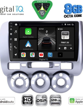 DIGITAL IQ BXF 7210_CPAA A/C (9inc) MULTIMEDIA TABLET for HONDA JAZZ mod. 2002-2008