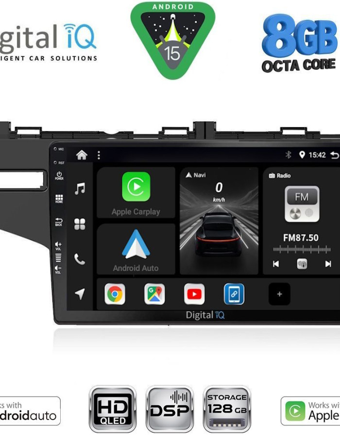 DIGITAL IQ BXF 7212_CPAA (10inc) MULTIMEDIA TABLET for HONDA JAZZ mod. 2013-2019