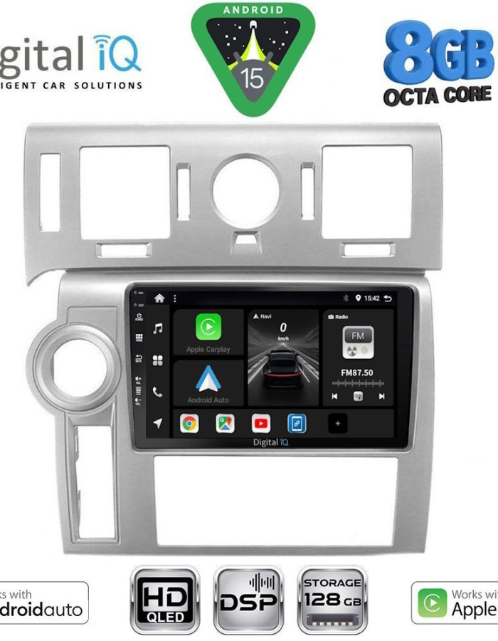 DIGITAL IQ BXF 7216_CPAA (9inc) MULTIMEDIA TABLET for HUMMER H2 mod. 2008-2009