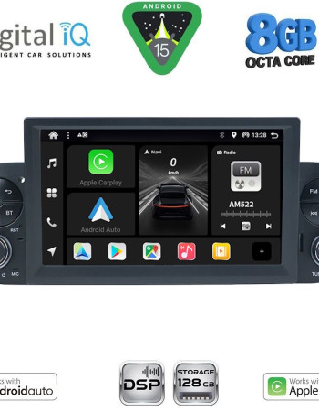 DIGITAL IQ BXF 722_CPAA (7" DECK) MULTIMEDIA SYSTEM for FIAT PANDA mod. 2012-2021